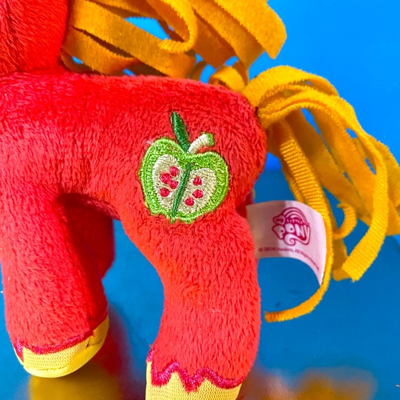 MY LITTLE PONY VTG 2014 CUTE APPLE JACK PLUSH WITH EMBROIDERED FACE & SYMBOL - Picture 2 of 9